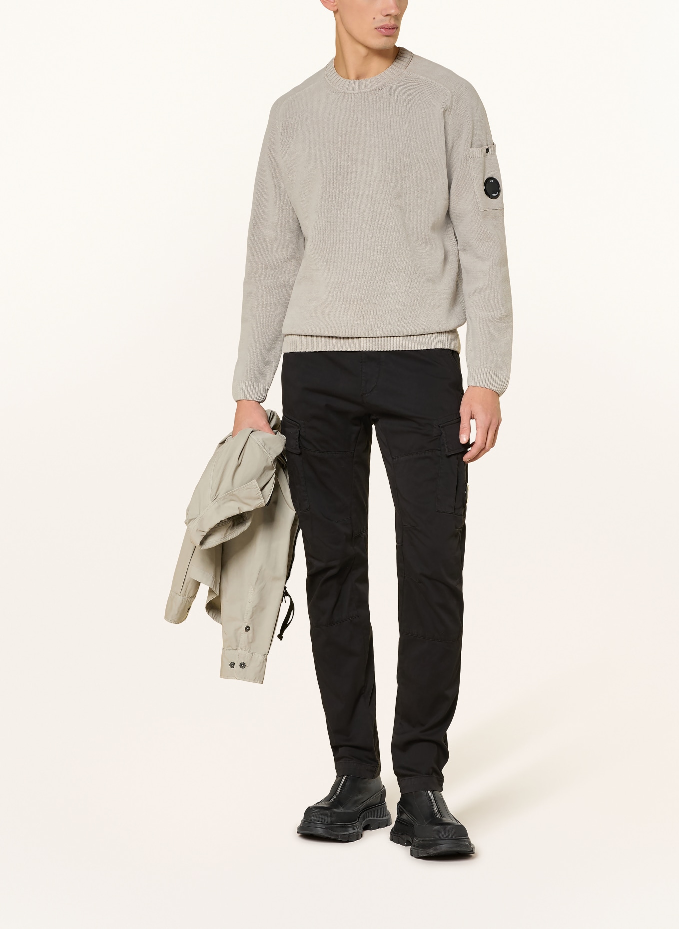 C.P. COMPANY Pullover: BEIGE