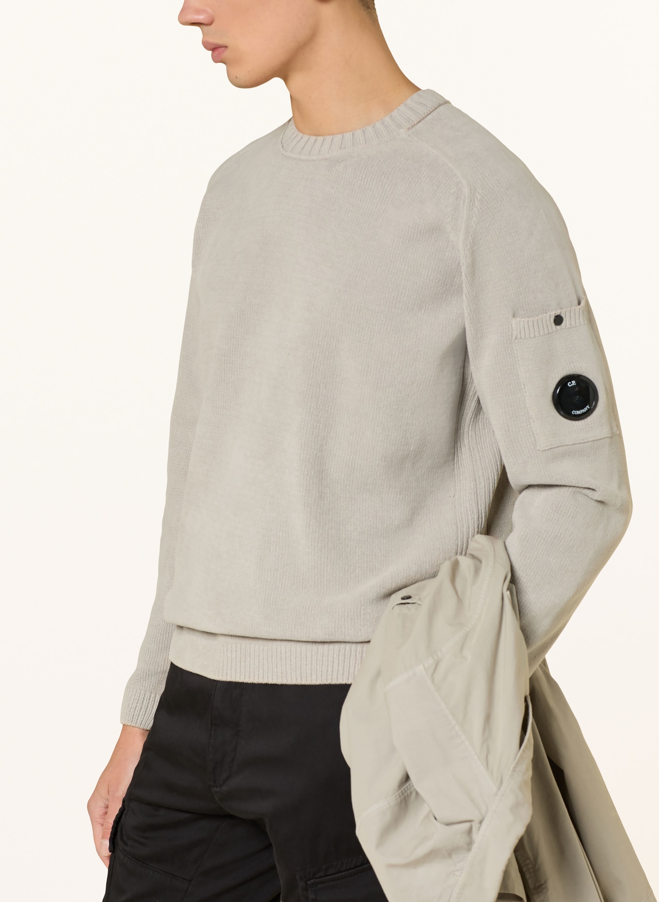 C.P. COMPANY Pullover: BEIGE