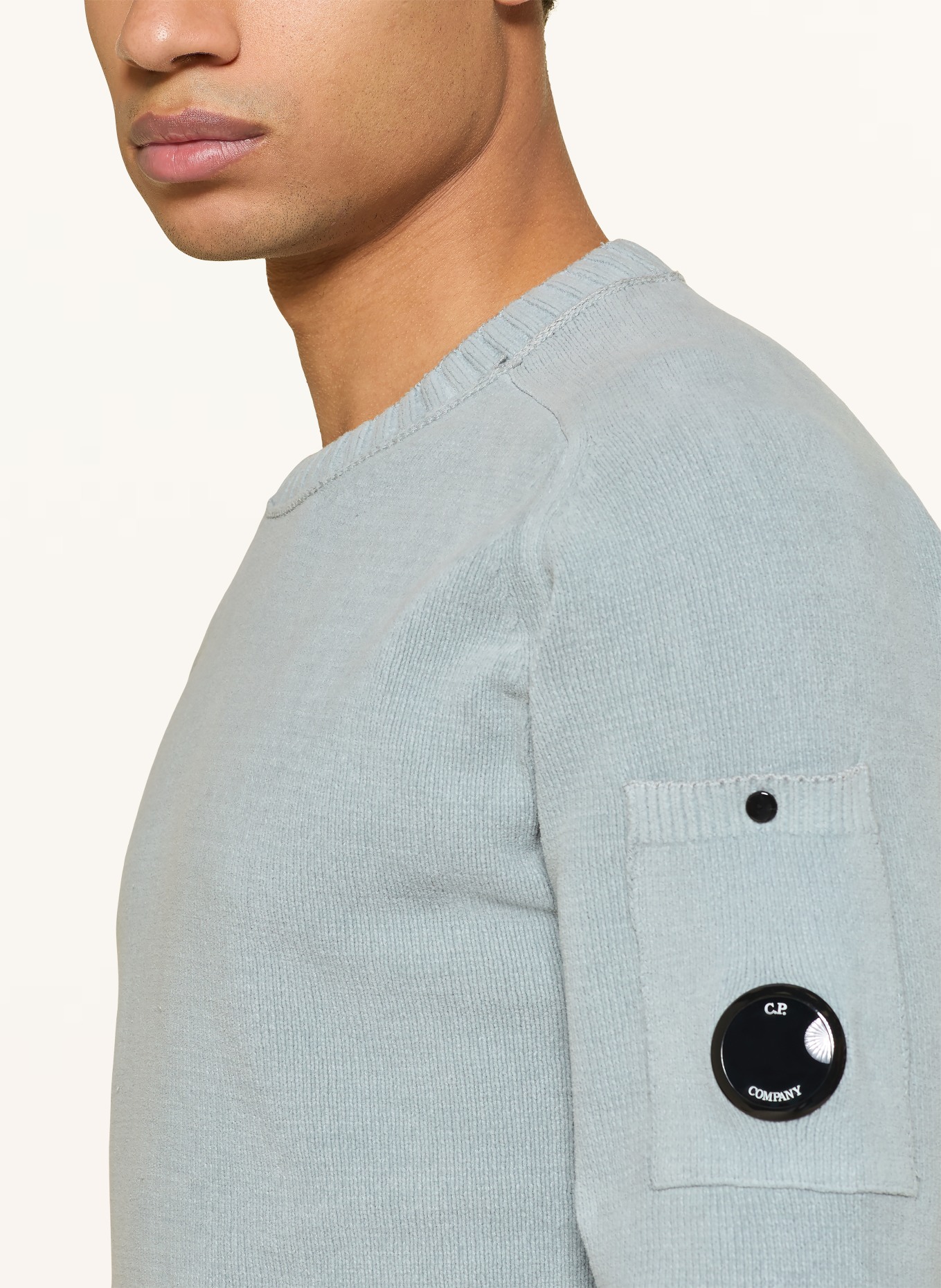 C.P. COMPANY Pullover: BLAUGRAU