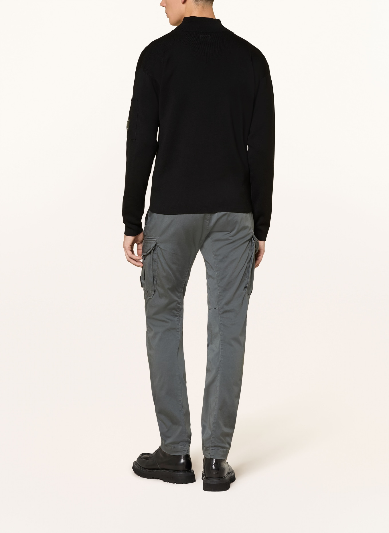 C.P. COMPANY kardigan: CZARNY