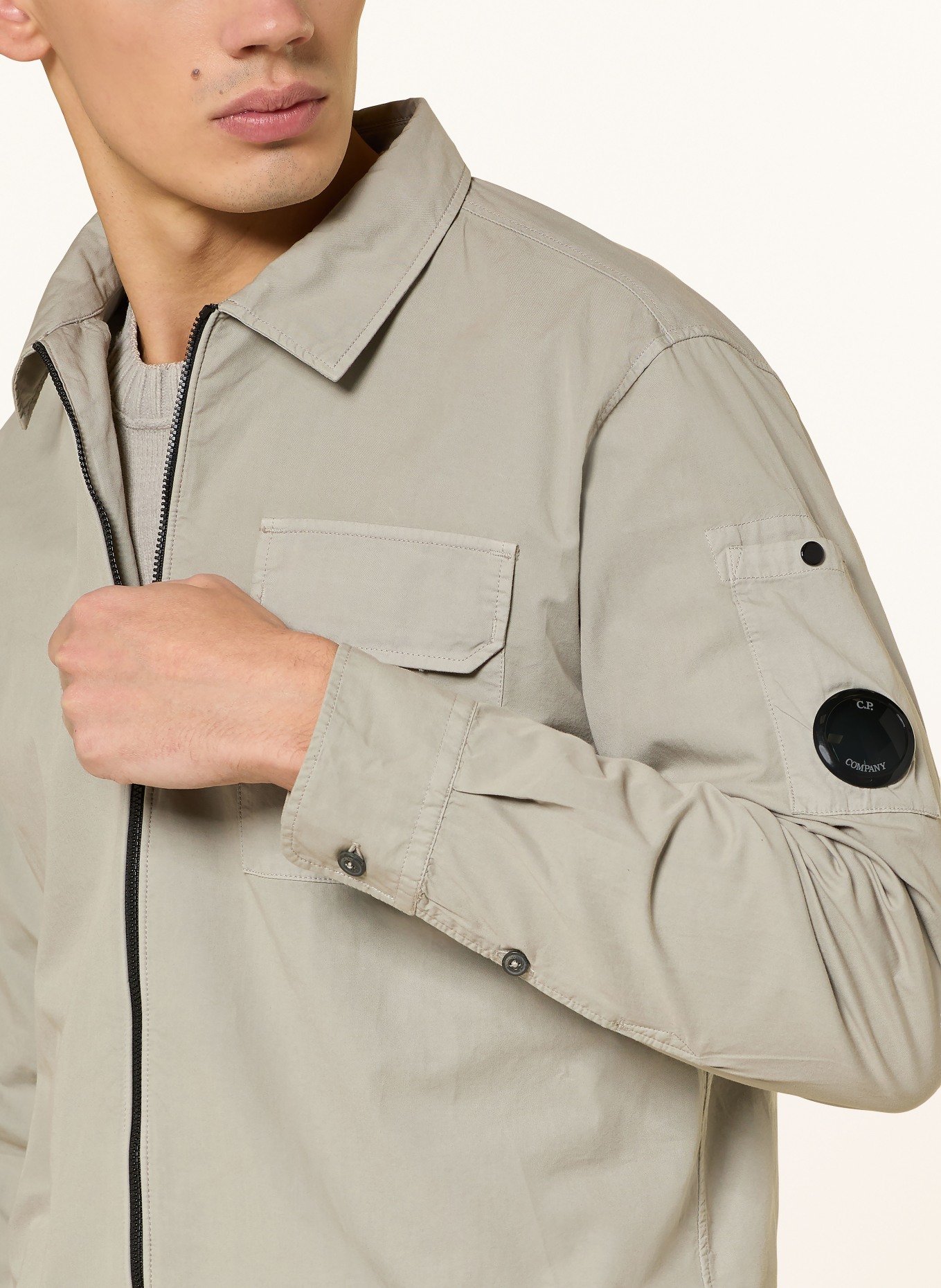 C.P. COMPANY overjacket: BEIGE