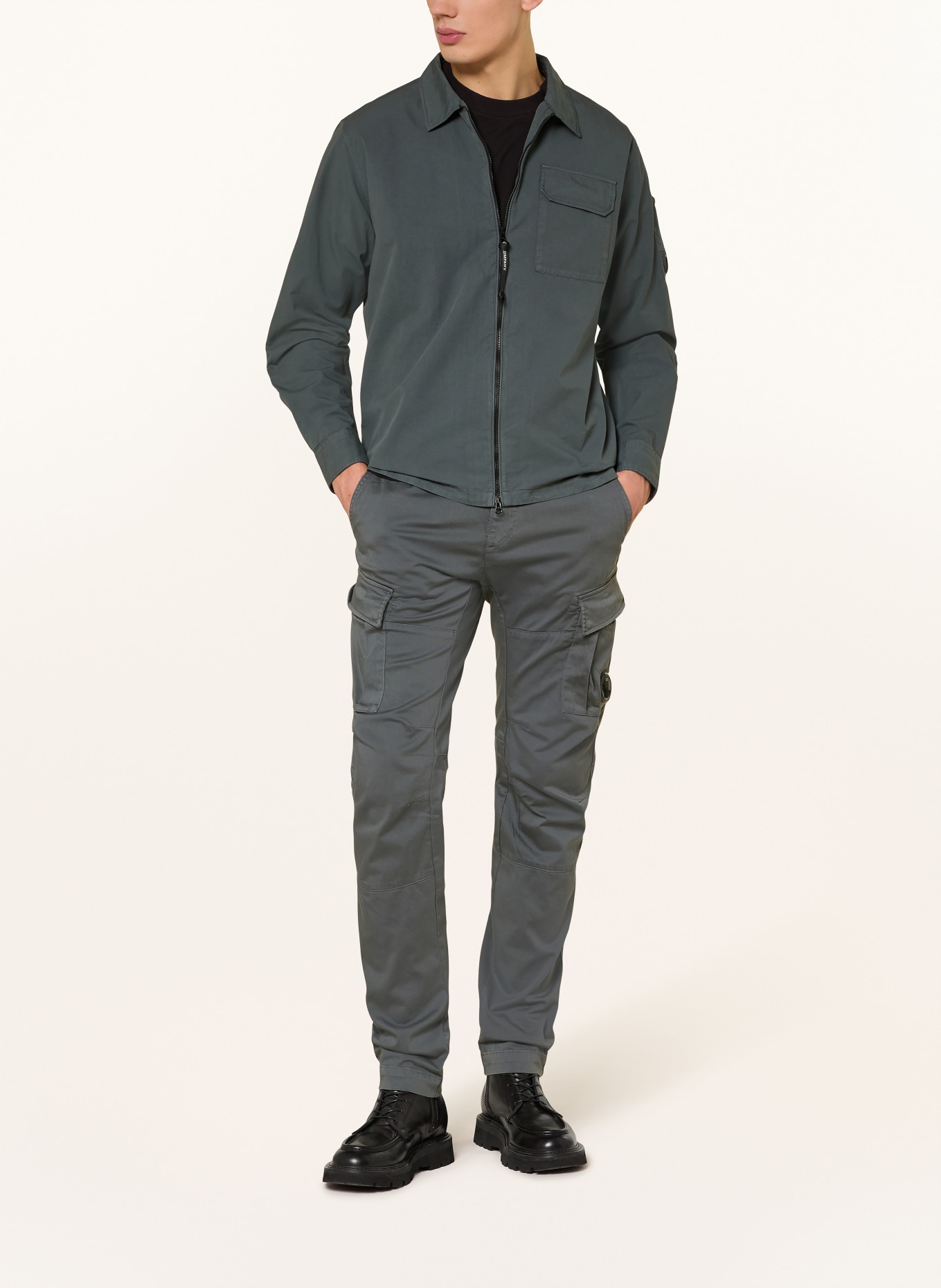 C.P. COMPANY Overjacket: DUNKELGRAU