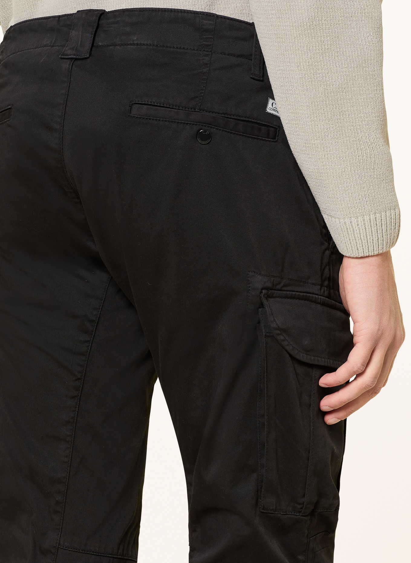 C.P. COMPANY Cargohose Ergonomic Fit: SCHWARZ