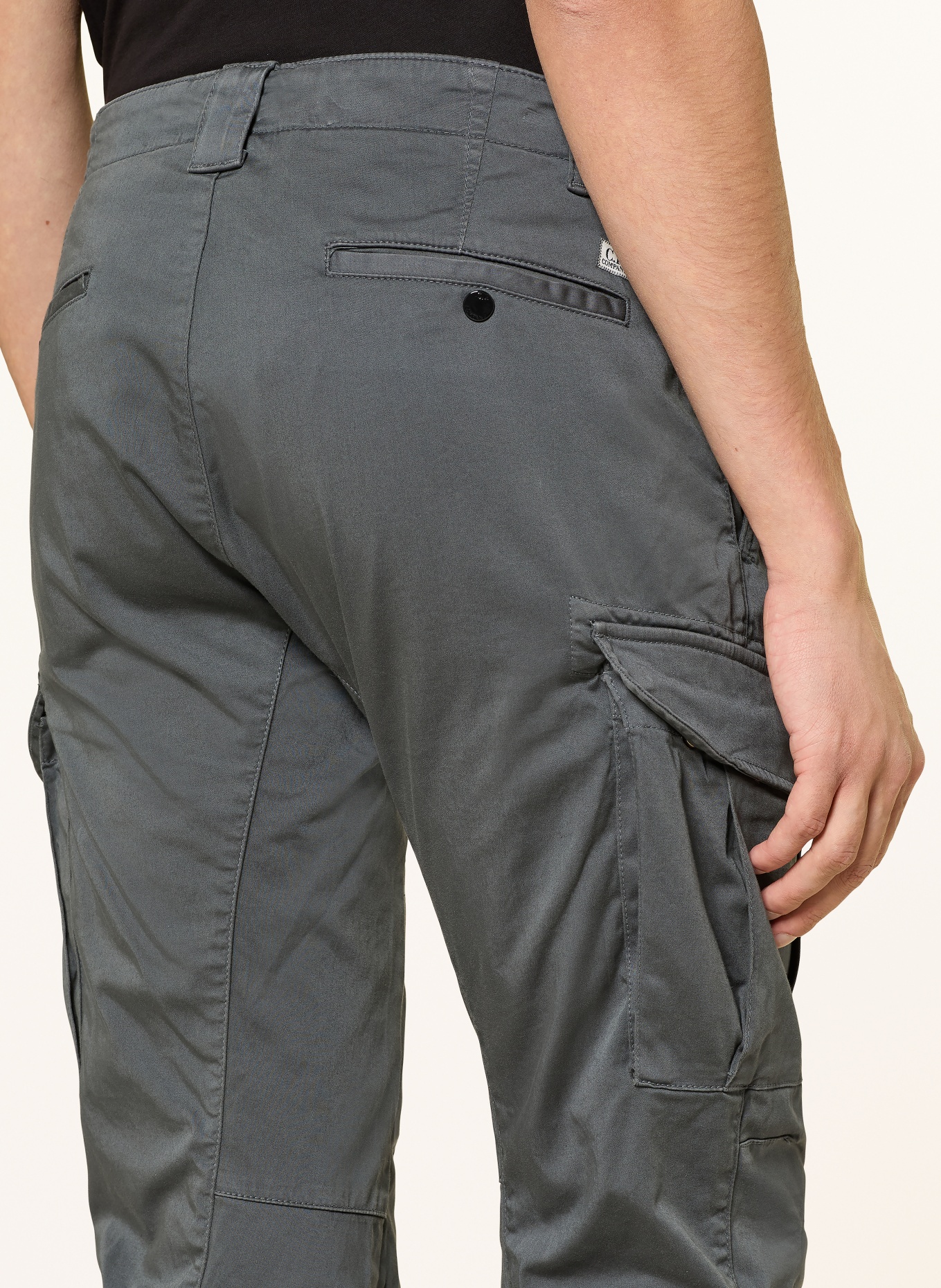 C.P. COMPANY Cargohose Ergonomic Fit: DUNKELGRAU