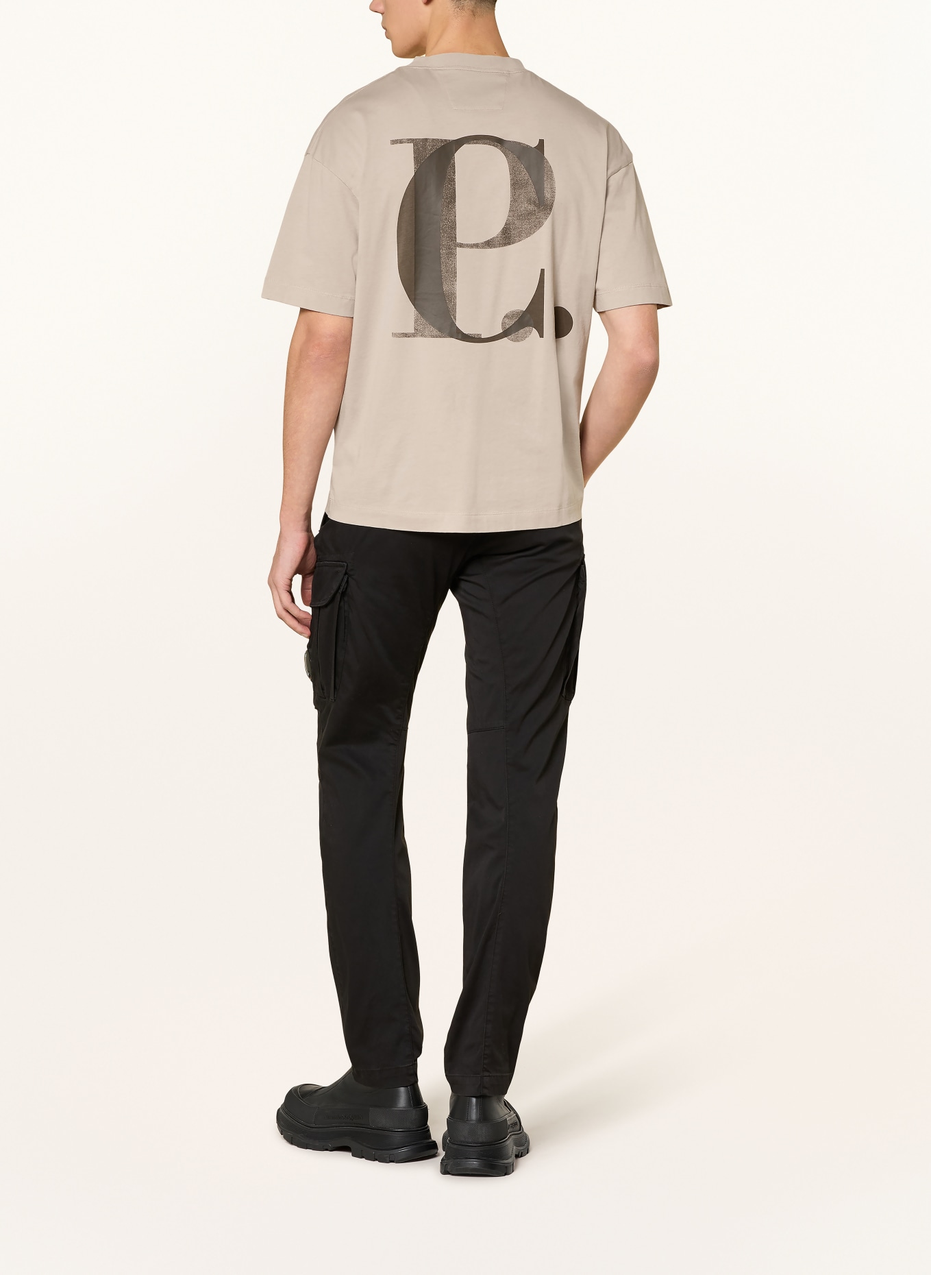 C.P. COMPANY T-shirt: BEIGE / TAUPE