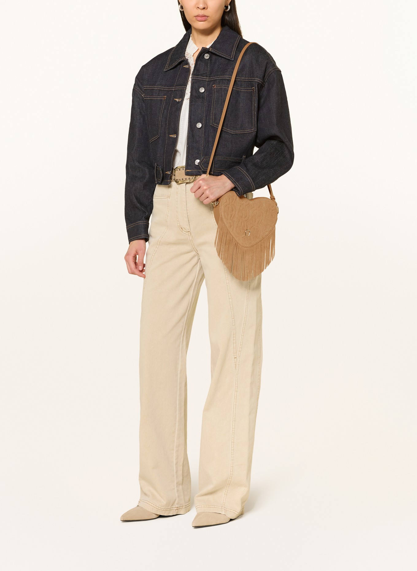 AIGNER schoudertas: CAMEL