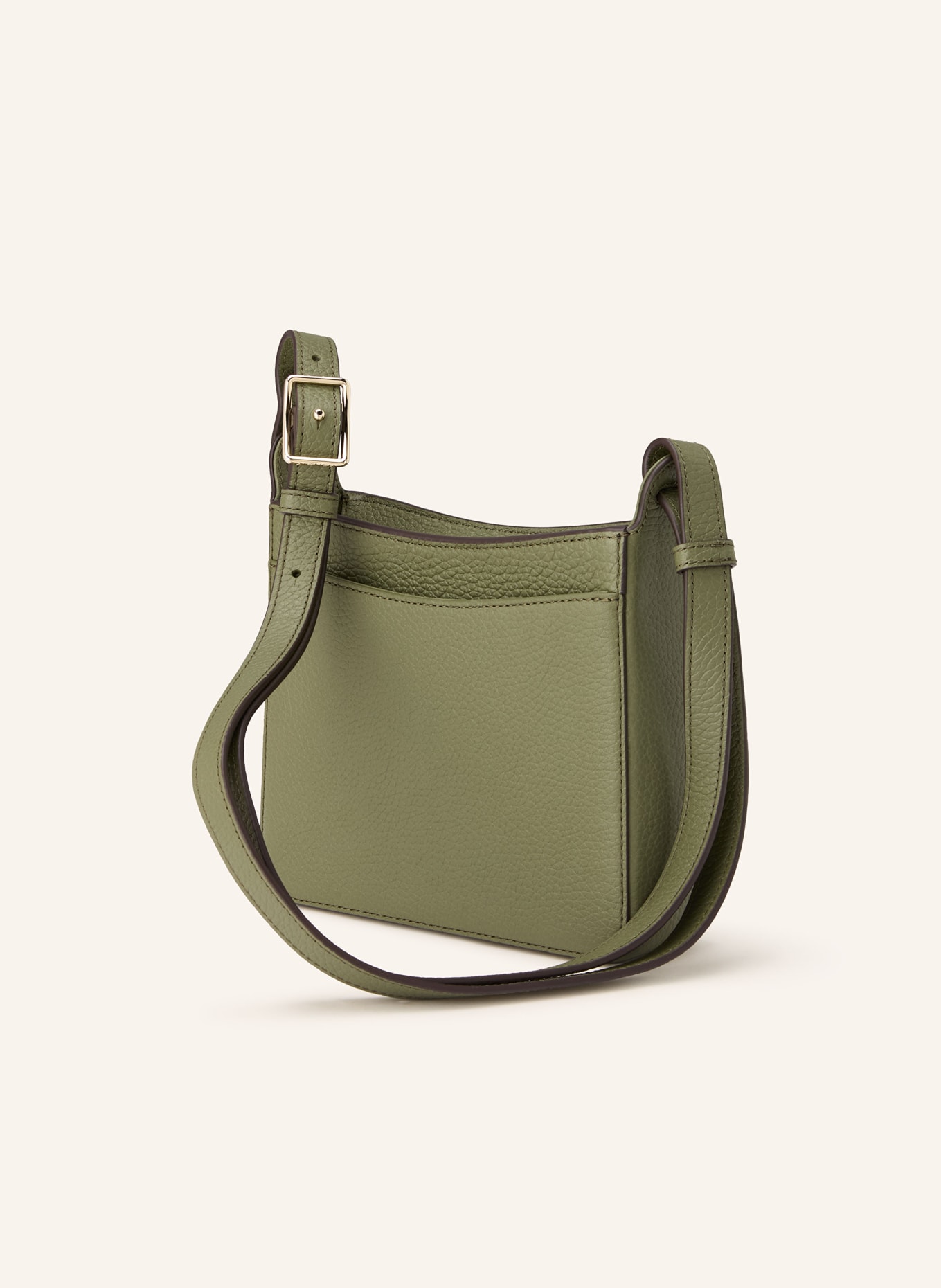 AIGNER Schultertasche PURA SMALL: GRÜN / DUNKELBRAUN