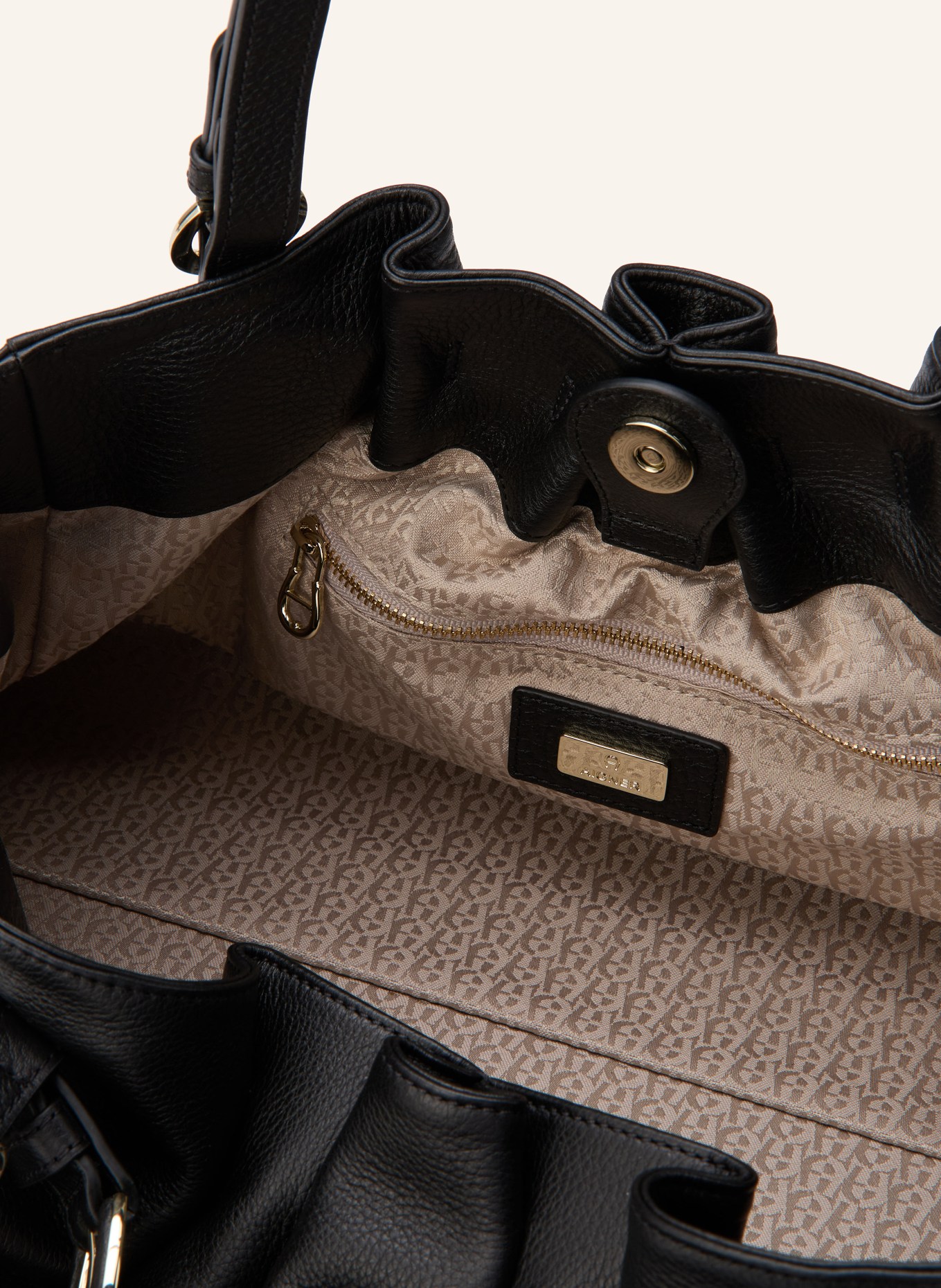 AIGNER LAVINIA LARGE handbag: BLACK