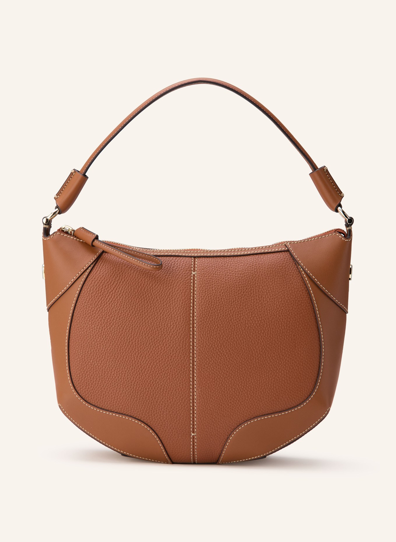 AIGNER AMBRA MEDIUM drawstring bag: BROWN