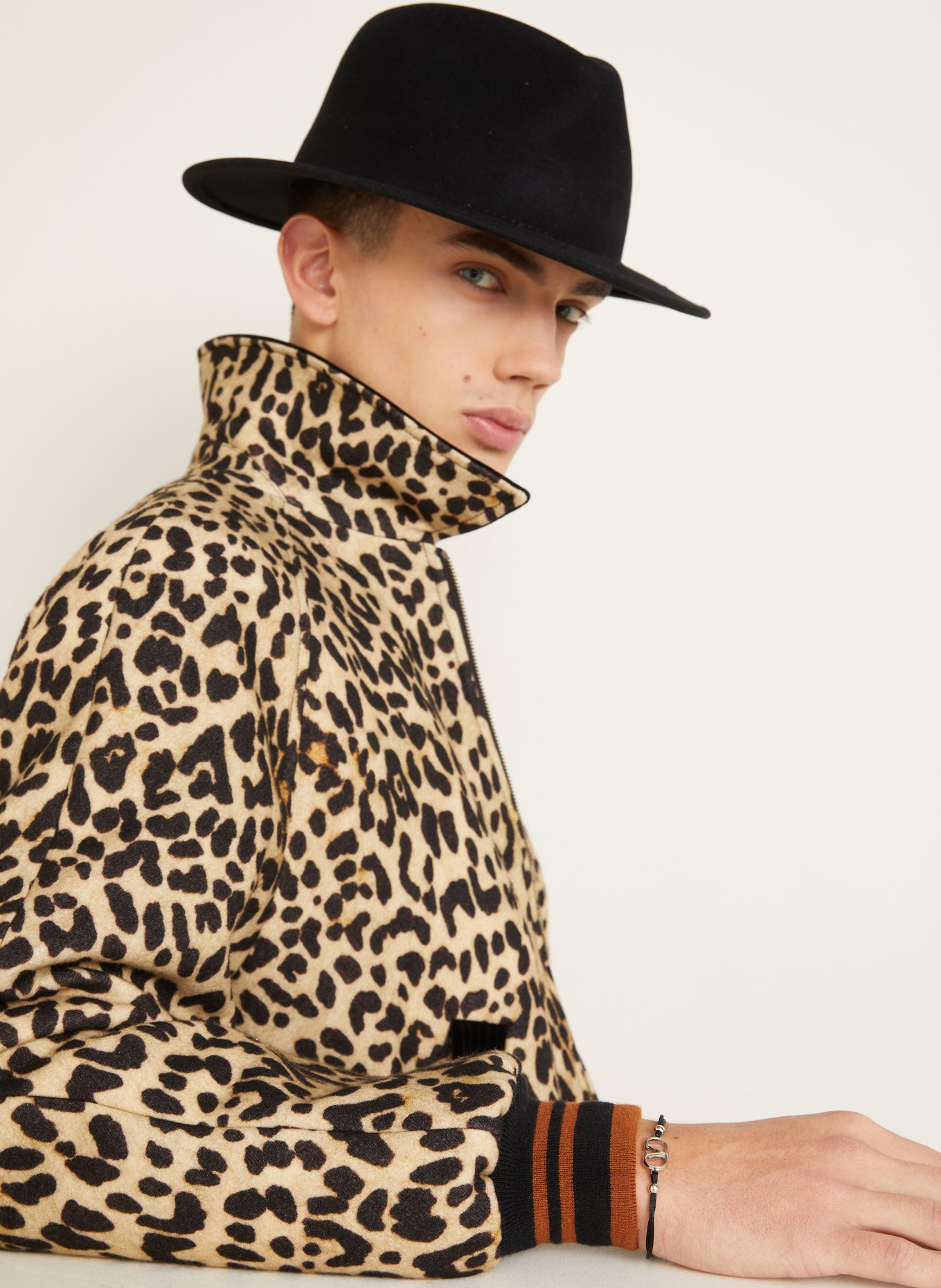 VALENTINO GARAVANI Armband VLOGO SIGNATURE: ZWART / ZILVER