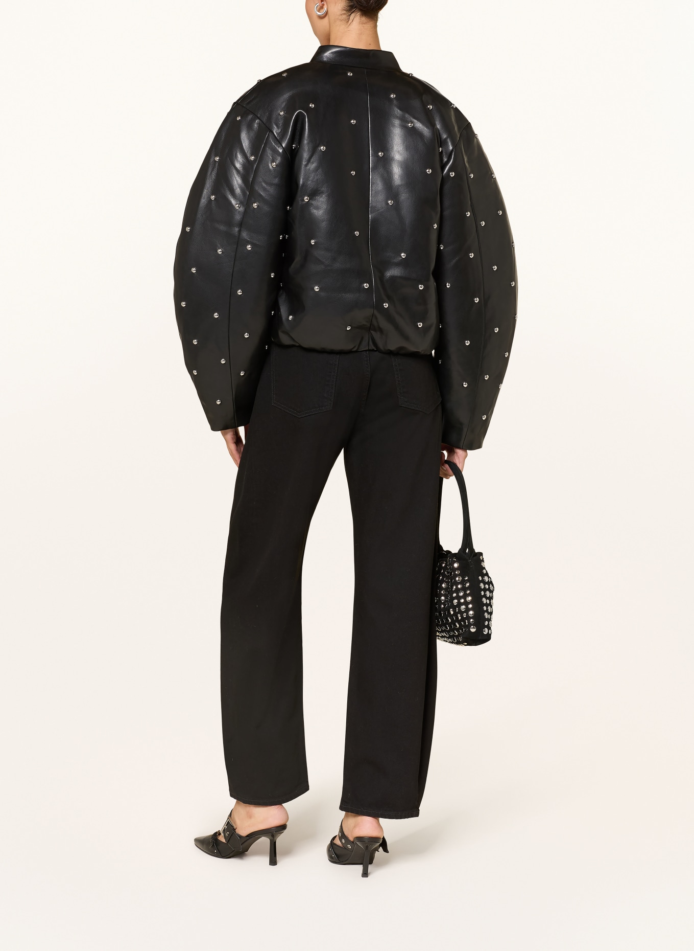 AGOLDE Barrel-Jeans LUNA PIECED JEAN: cover blk denim rinse