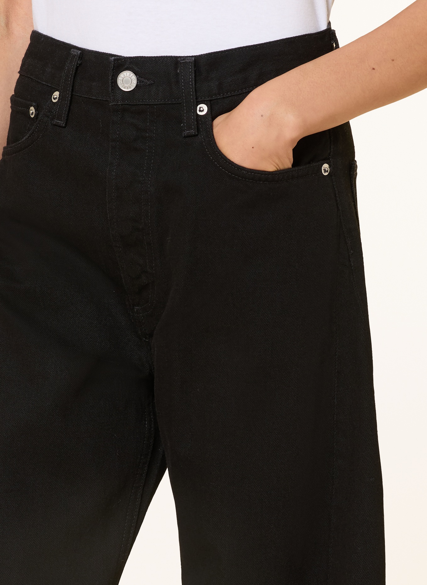 AGOLDE Barrel-Jeans LUNA PIECED JEAN: cover blk denim rinse