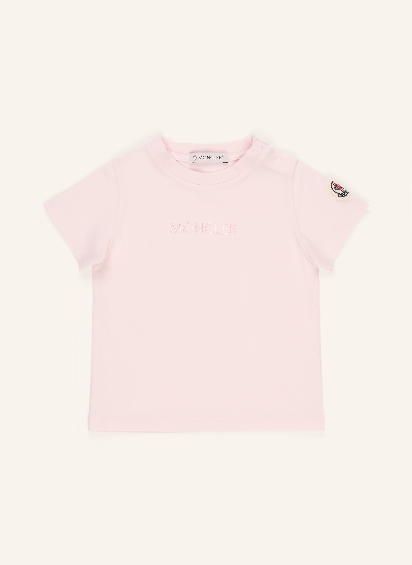 MONCLER enfant koszulka: JASNORÓŻOWY