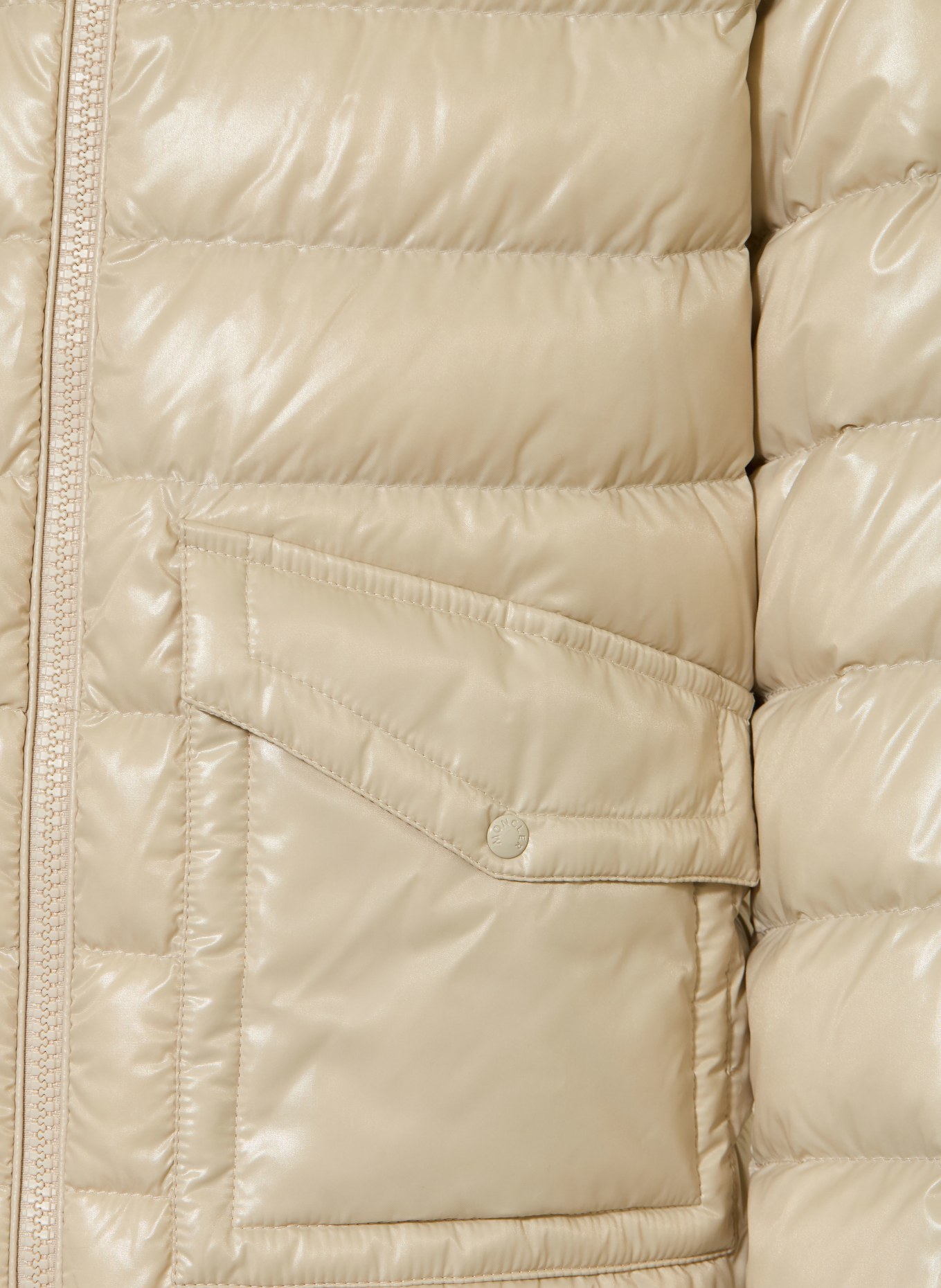 MONCLER enfant Kurtka puchowa ELA: ECRU