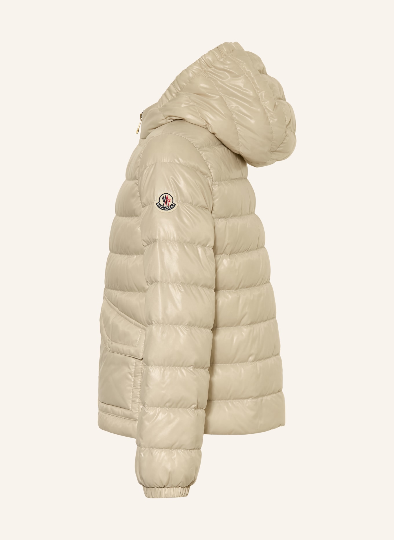MONCLER enfant Kurtka puchowa ELA: ECRU