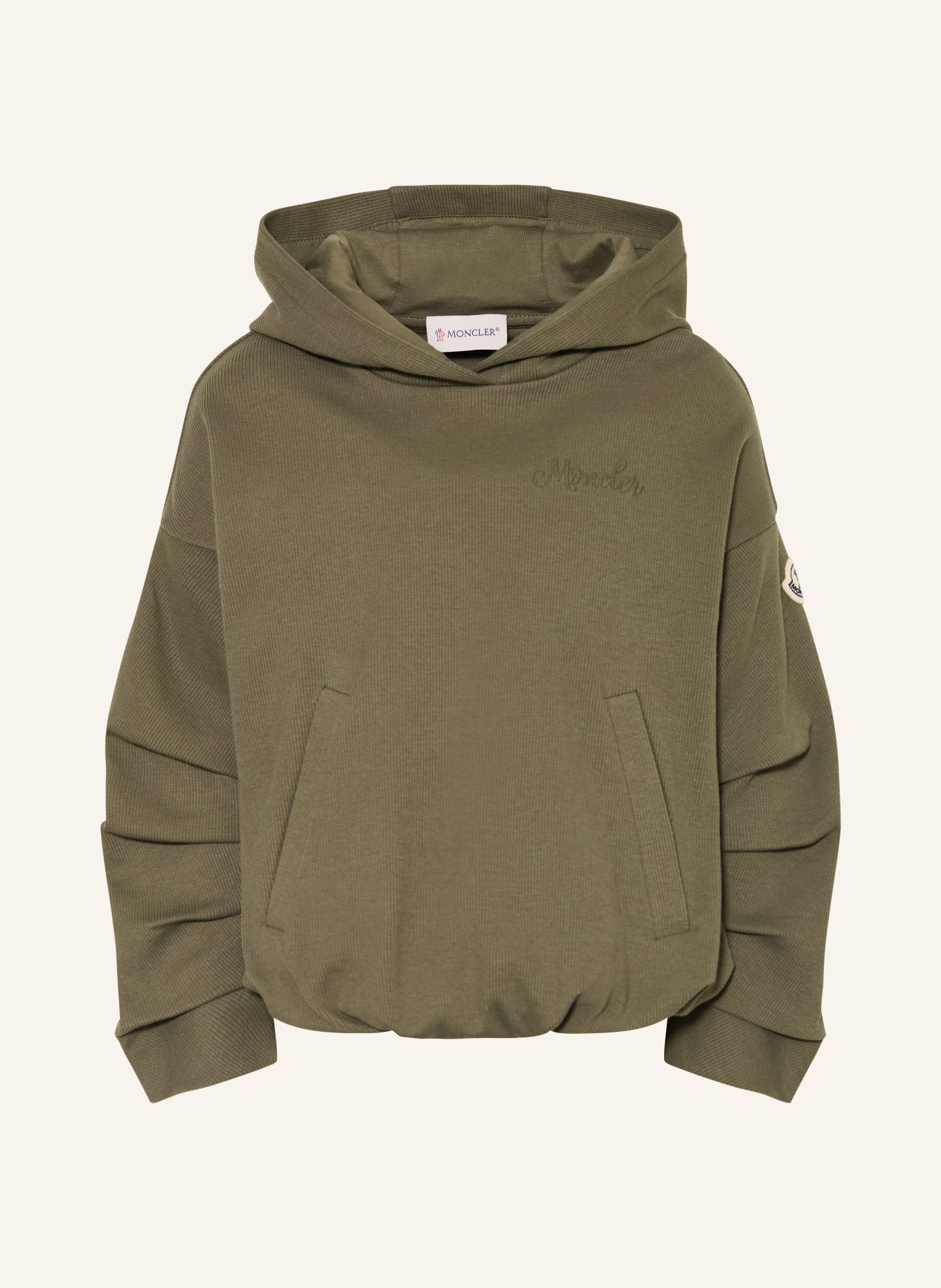 MONCLER enfant sweat à capuche: OLIVE