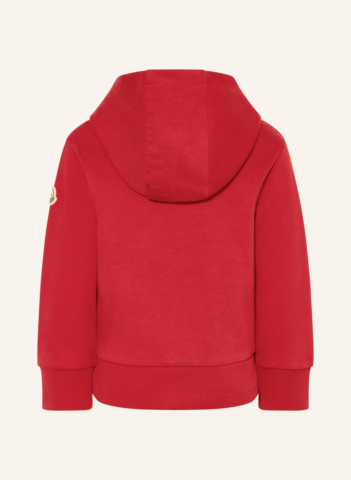 MONCLER enfant sweat à capuche: ROUGE