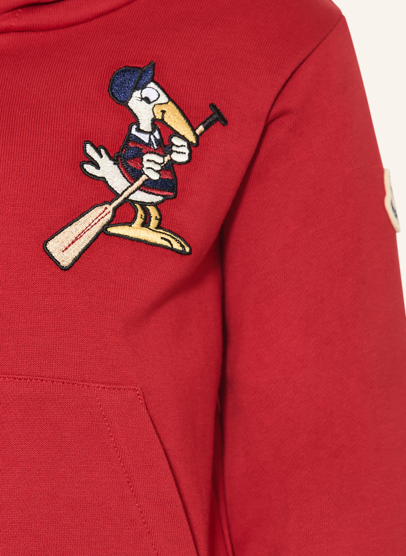 MONCLER enfant sweat à capuche: ROUGE