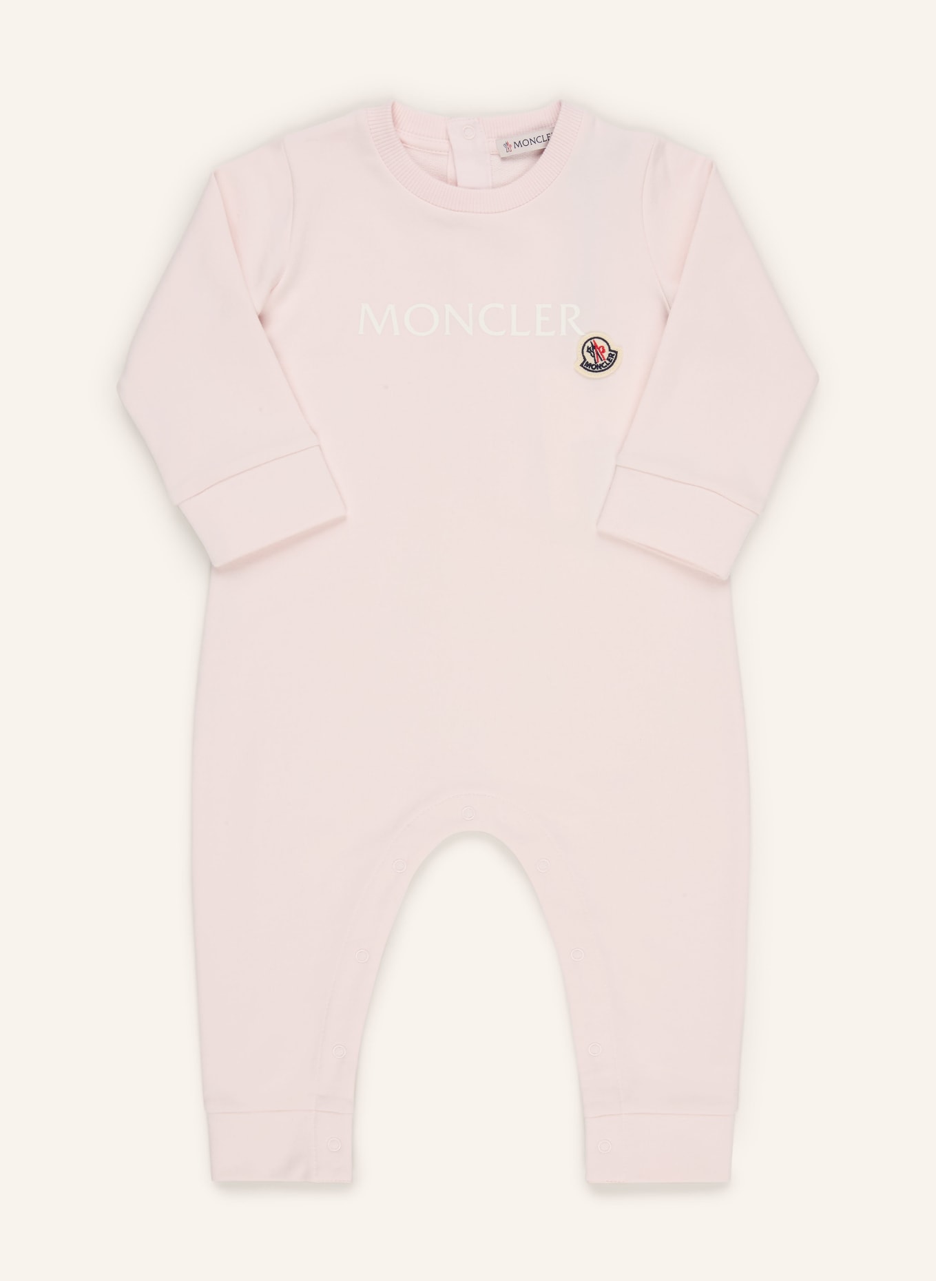 MONCLER enfant grenouillère: ROSE CLAIR