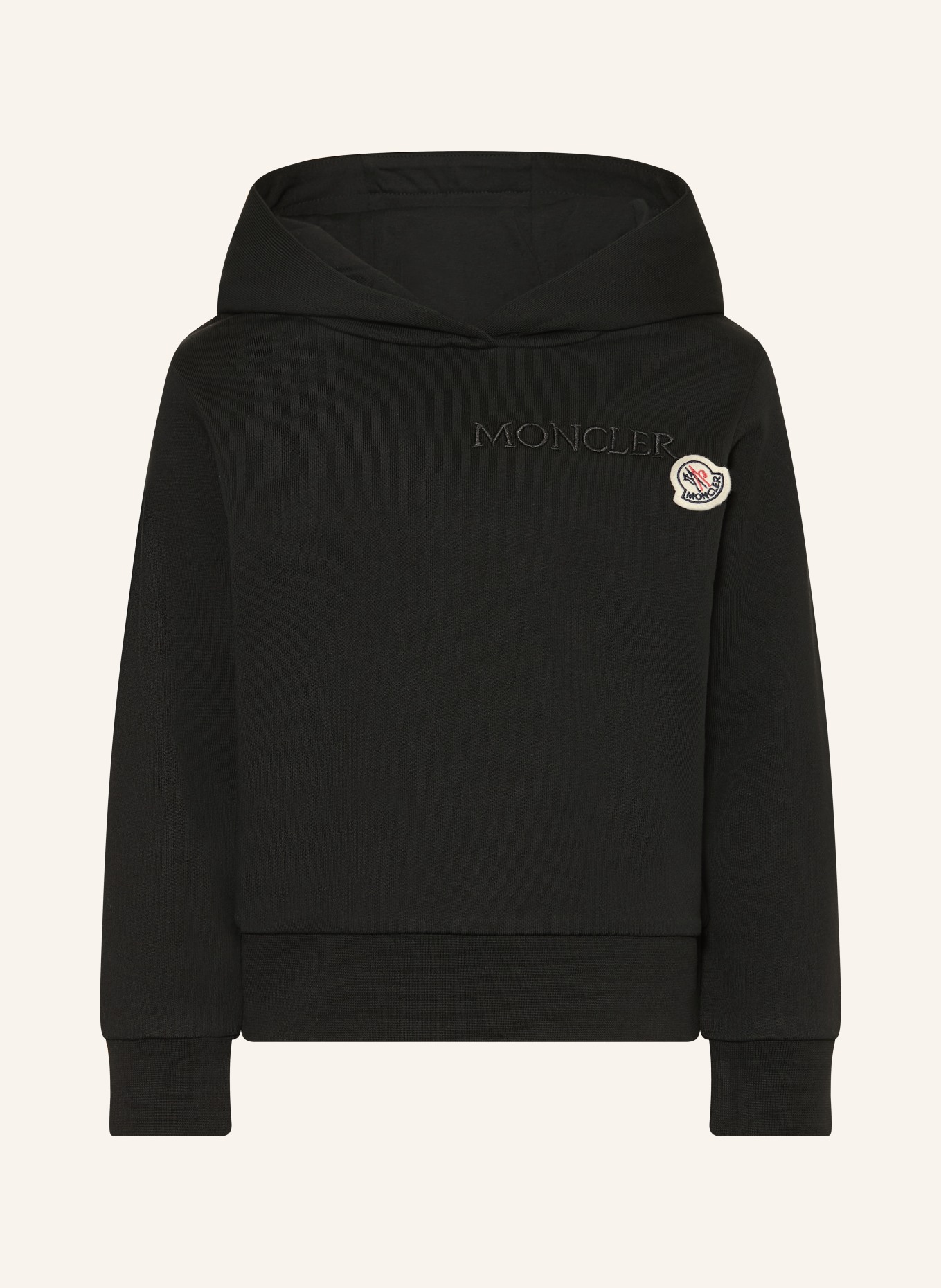 MONCLER enfant hoodie: BLACK