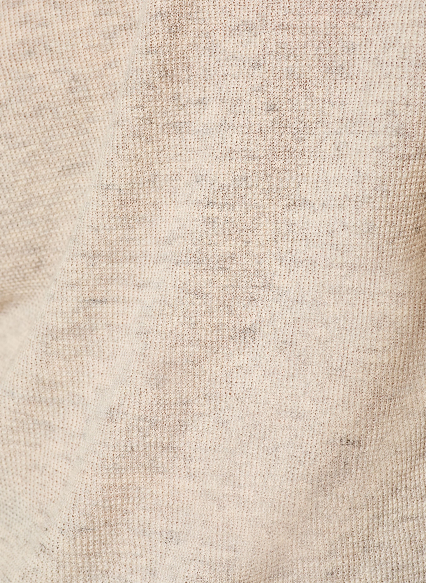 BARENA VENEZIA Svetr s lnem: KRÉMOVÁ / TMAVĚ ŠEDÁ