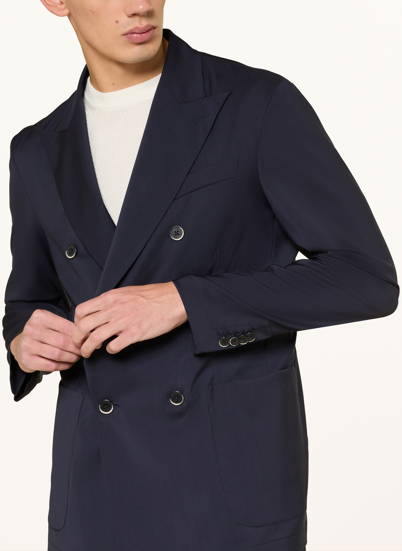 BARENA VENEZIA SIROCO Extra Slim Fit Jacket: DARK BLUE