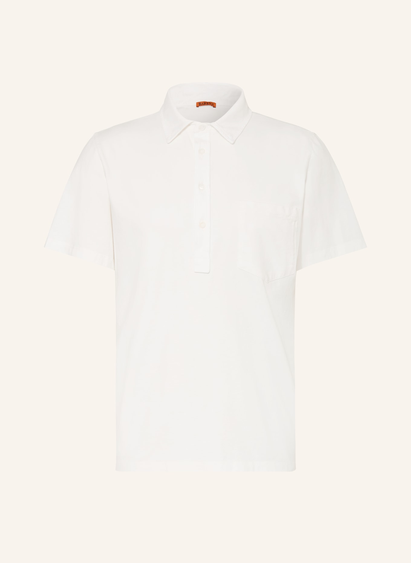 BARENA VENEZIA Jersey-Poloshirt: WEISS