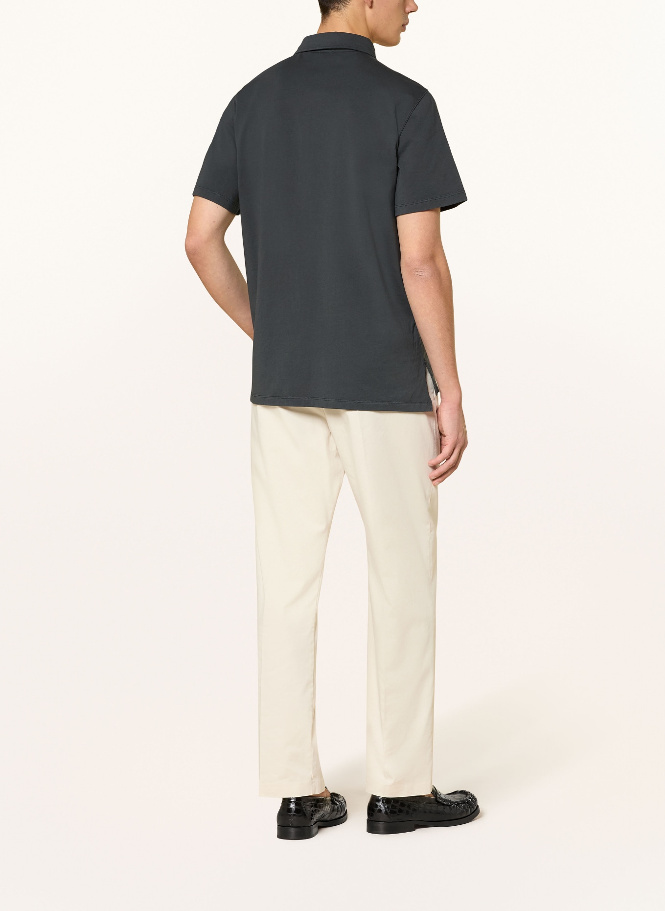 BARENA VENEZIA Jersey-Poloshirt: DUNKELGRAU