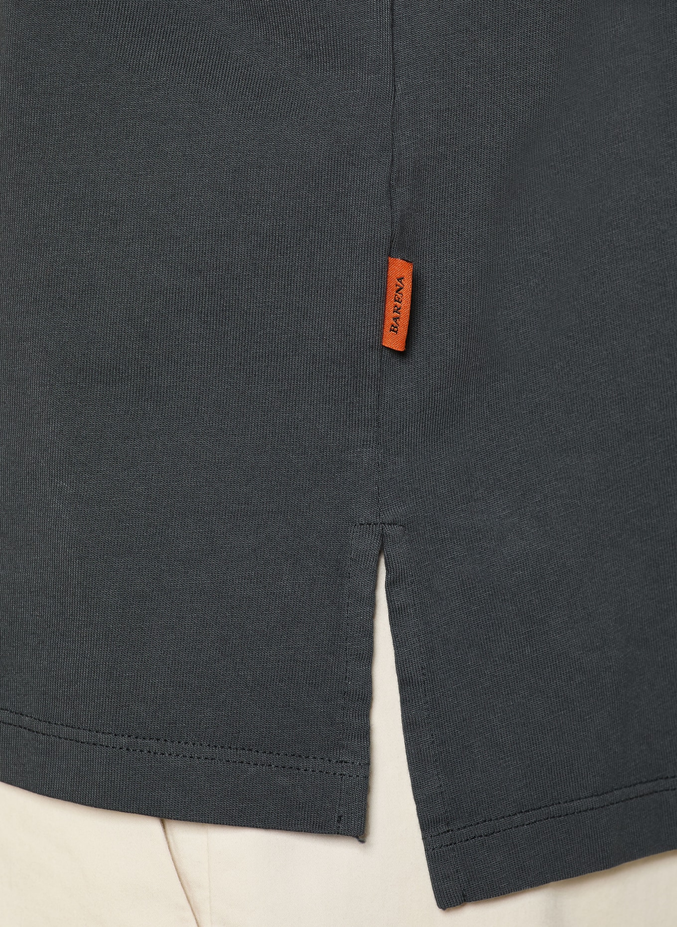 BARENA VENEZIA Jersey-Poloshirt: DUNKELGRAU