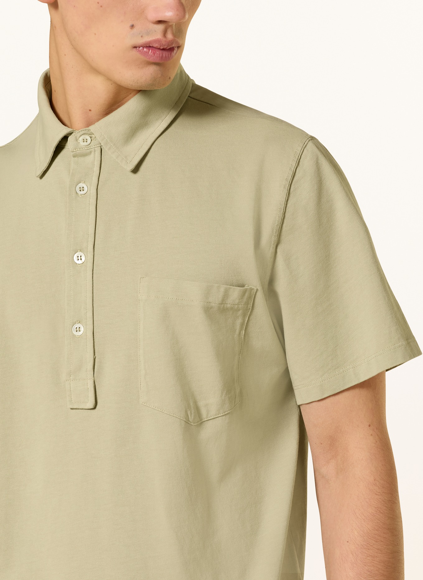 BARENA VENEZIA Jersey-Poloshirt: HELLGRÜN