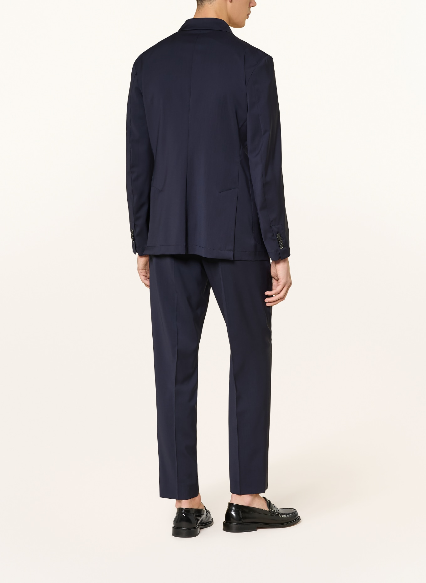 BARENA VENEZIA Chino MASCO Extra Slim Fit: GRANATOWY