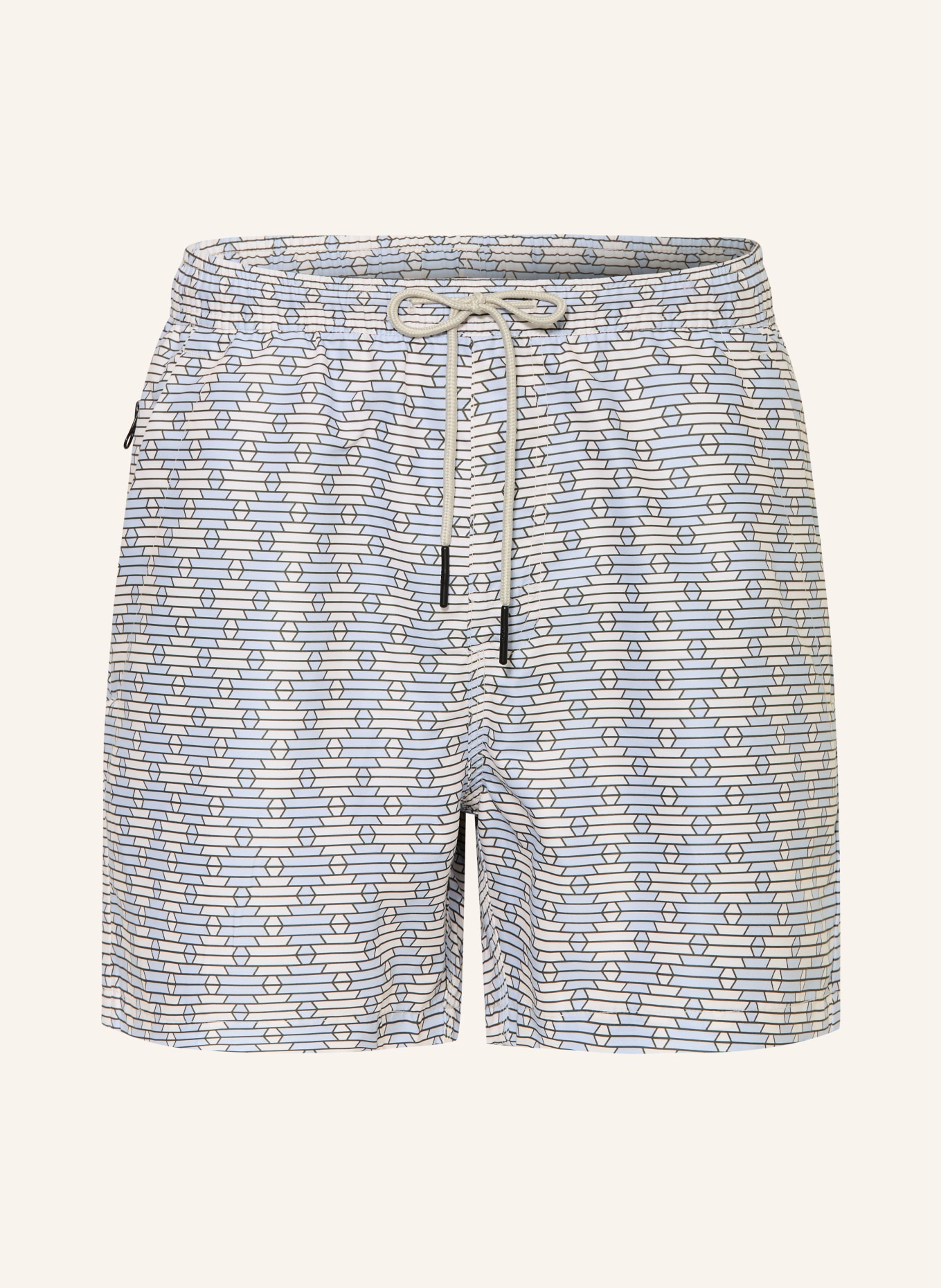 OAS Swim shorts FORTI: CREAM / OLIVE / LIGHT BLUE