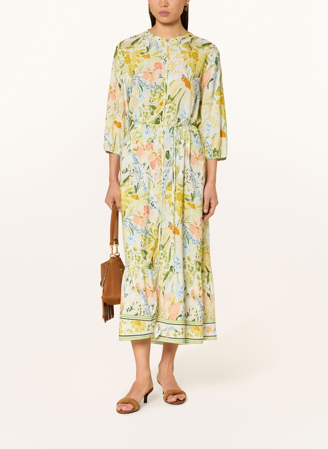 darling harbour Šaty s 3/4 rukávem: FLOWER PRINT