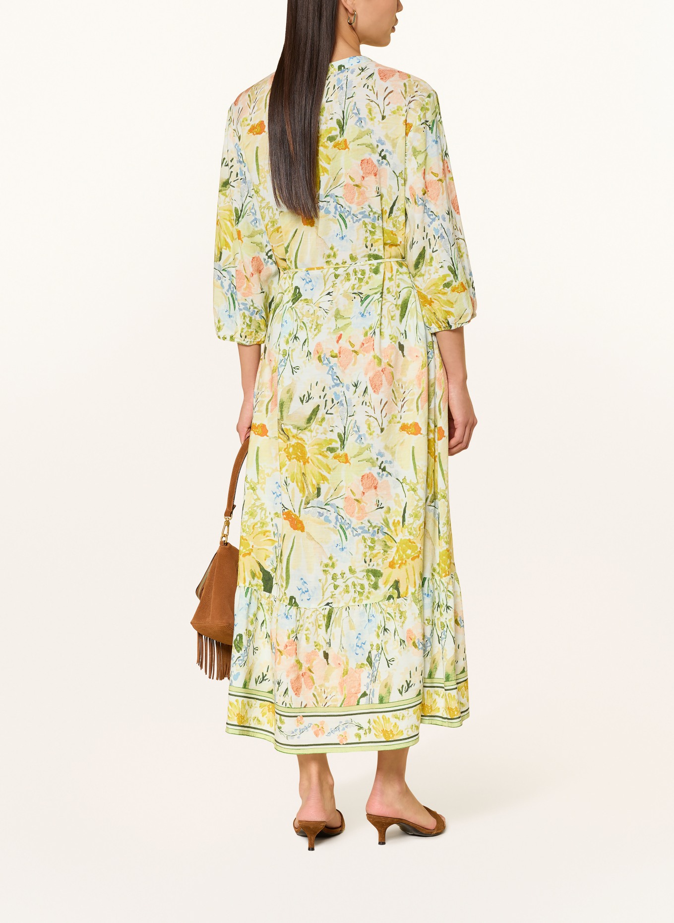 darling harbour Šaty s 3/4 rukávem: FLOWER PRINT