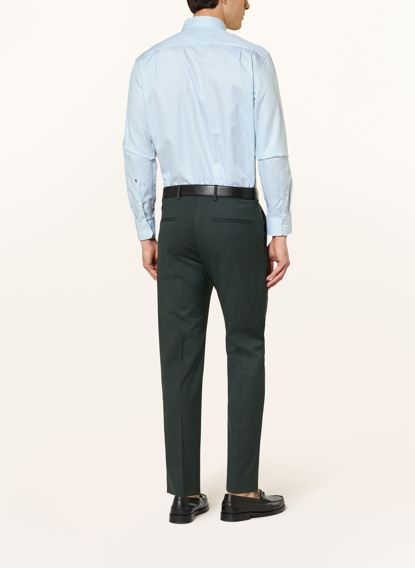 seidensticker Regular fit shirt: LIGHT BLUE / ECRU