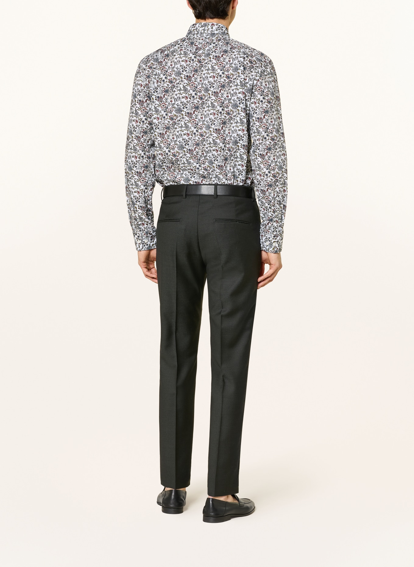 seidensticker Košile Regular Fit: BÍLÁ / BÉŽOVÁ / KHAKI