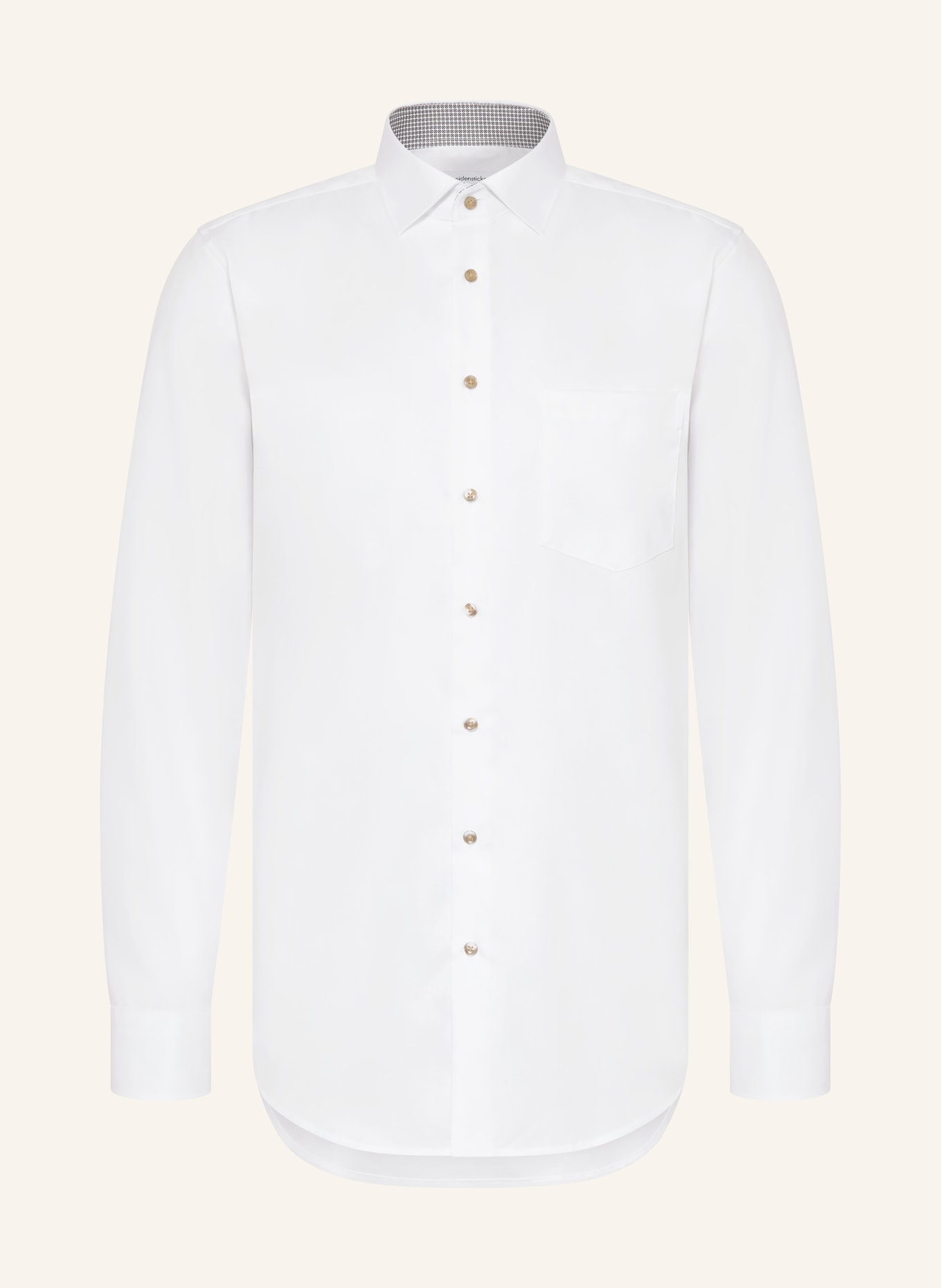 seidensticker Regular fit shirt: WHITE