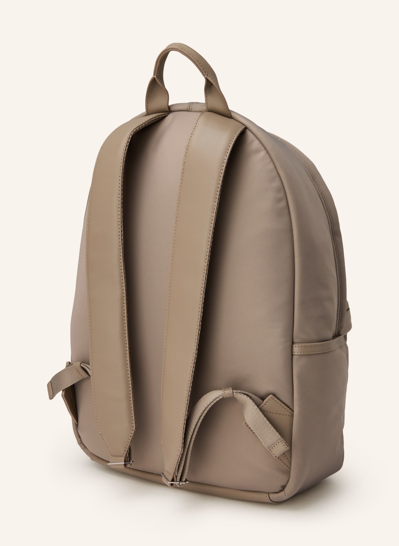 AMI PARIS Rucksack: TAUPE / SILBER