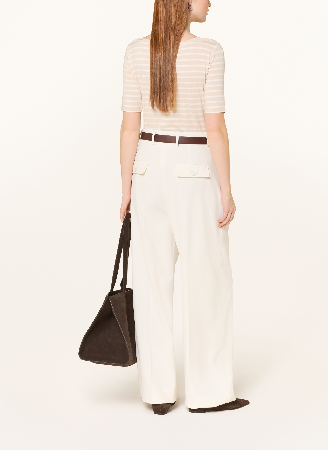 comma T-Shirt: BEIGE / ECRU