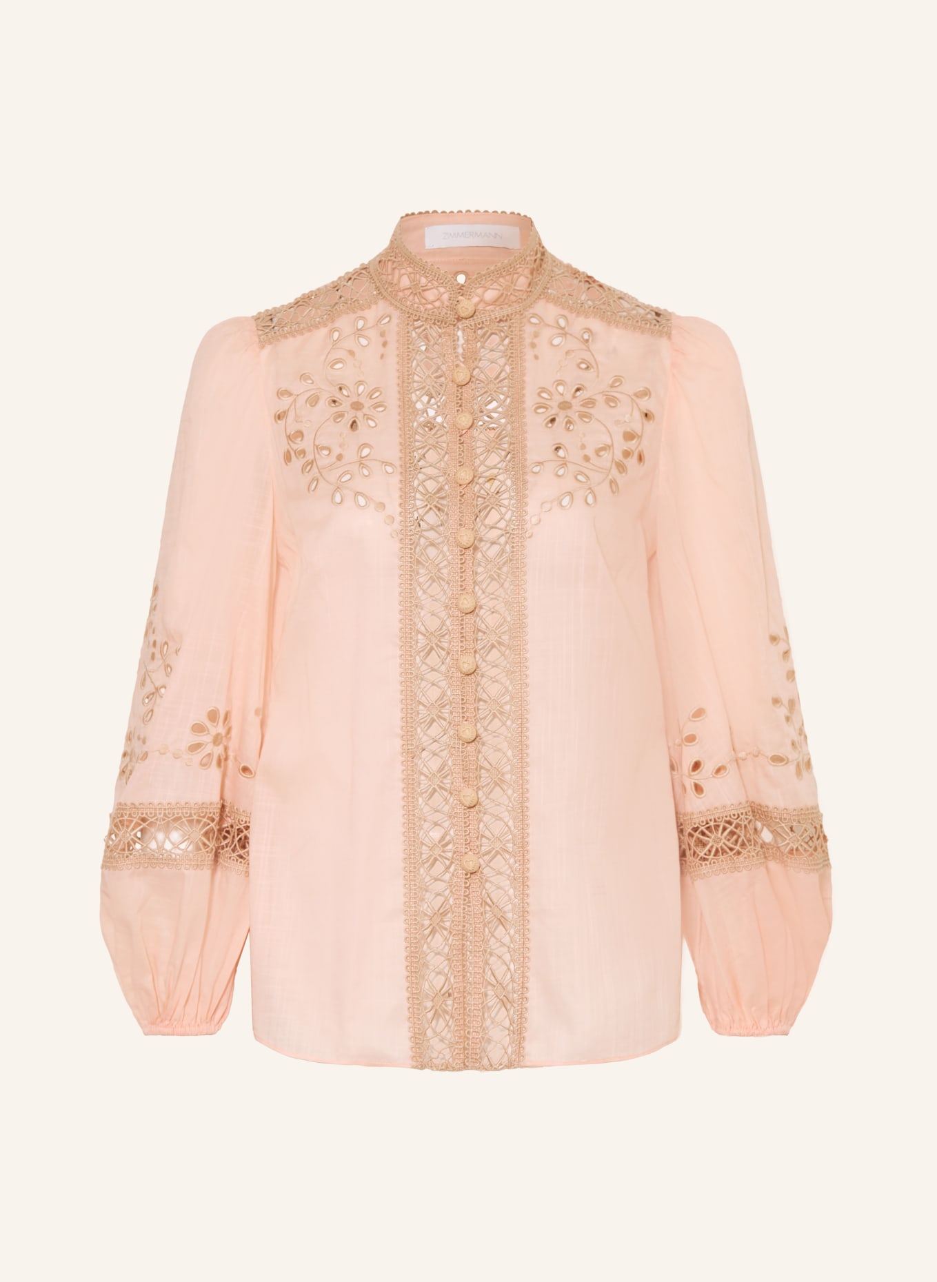 ZIMMERMANN Bluse AWAKEN: HELLORANGE