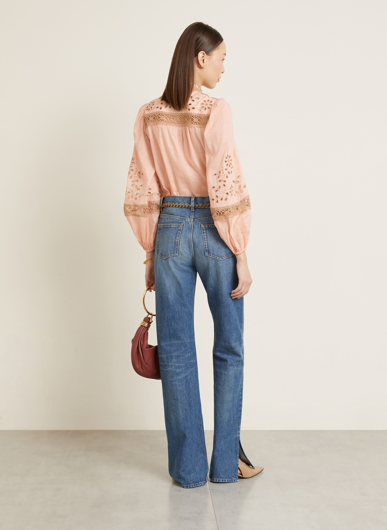 ZIMMERMANN Bluse AWAKEN: HELLORANGE