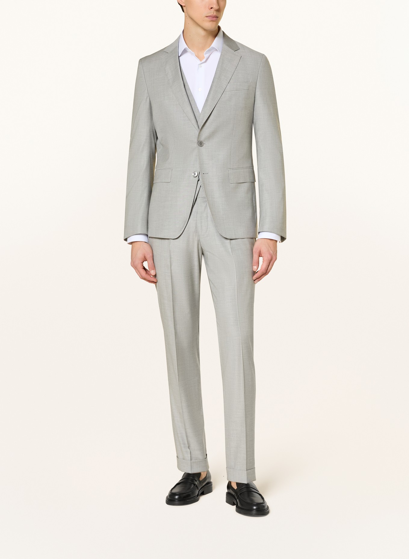 BOSS Anzugsakko HUGE Slim Fit: 041 SILVER