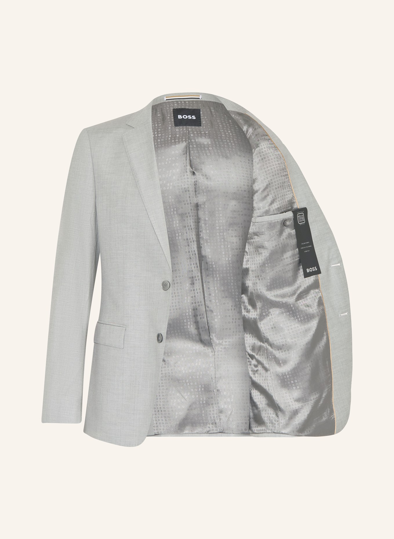 BOSS Anzugsakko HUGE Slim Fit: 041 SILVER