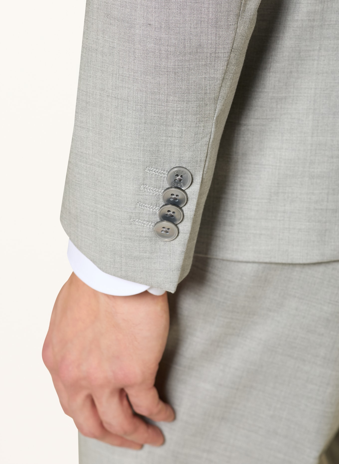 BOSS Anzugsakko HUGE Slim Fit: 041 SILVER