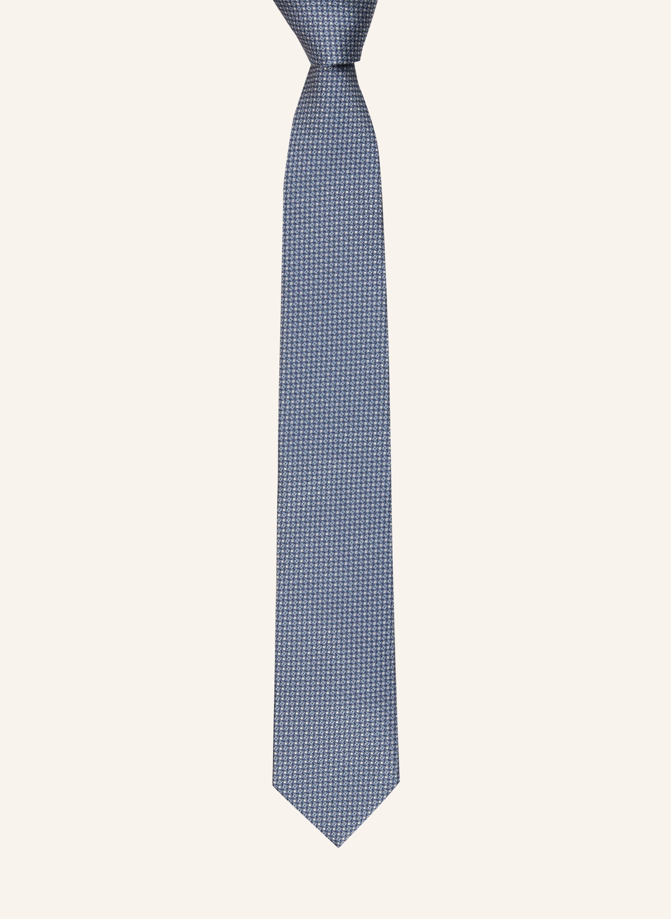 BOSS Silk tie: BLUE / LIGHT BLUE / WHITE