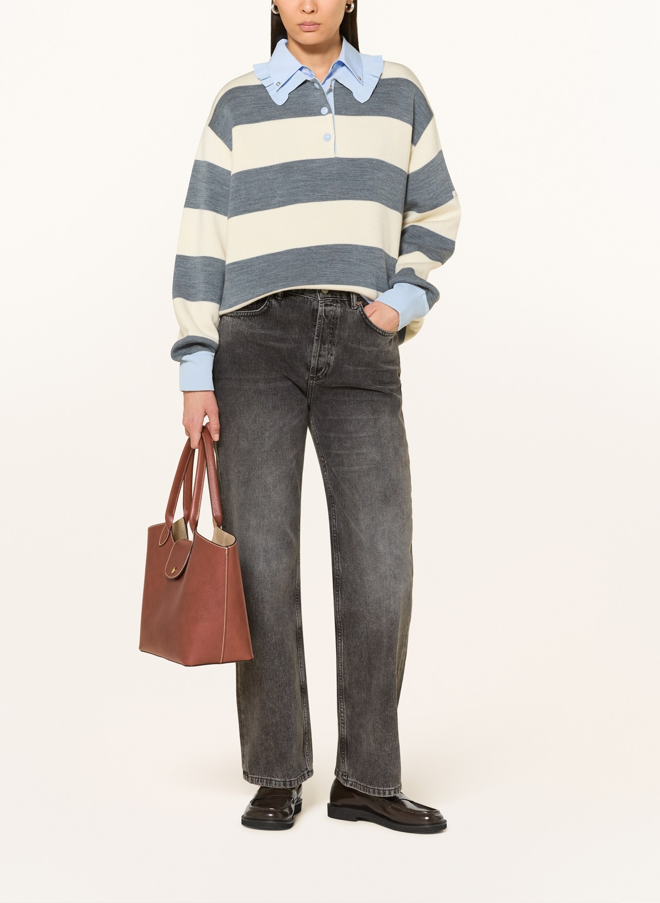 LONGCHAMP Shopper ÉPURE LARGE: BRAUN