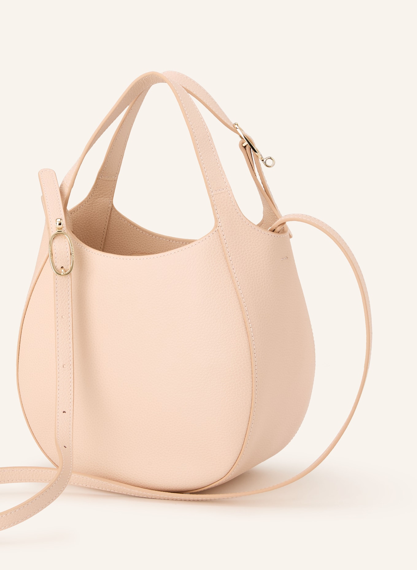 LONGCHAMP Handtasche LE FOULONNE: CREME / GOLD
