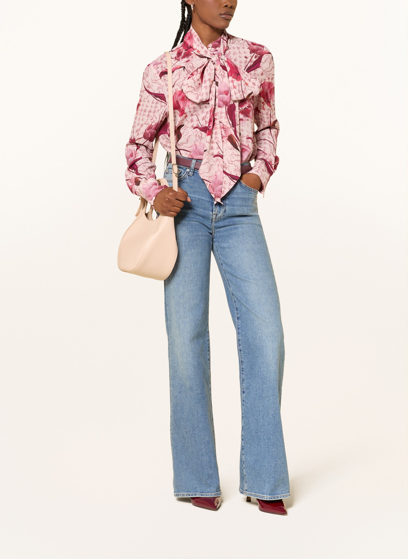 LONGCHAMP Handtasche LE FOULONNE: CREME / GOLD