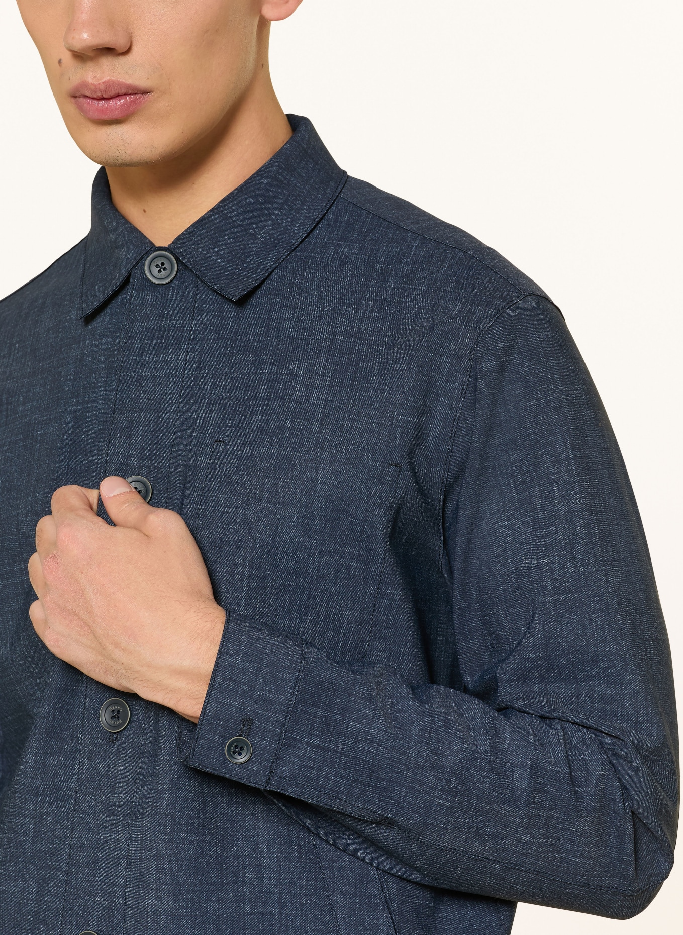 HERNO overjacket: DARK BLUE