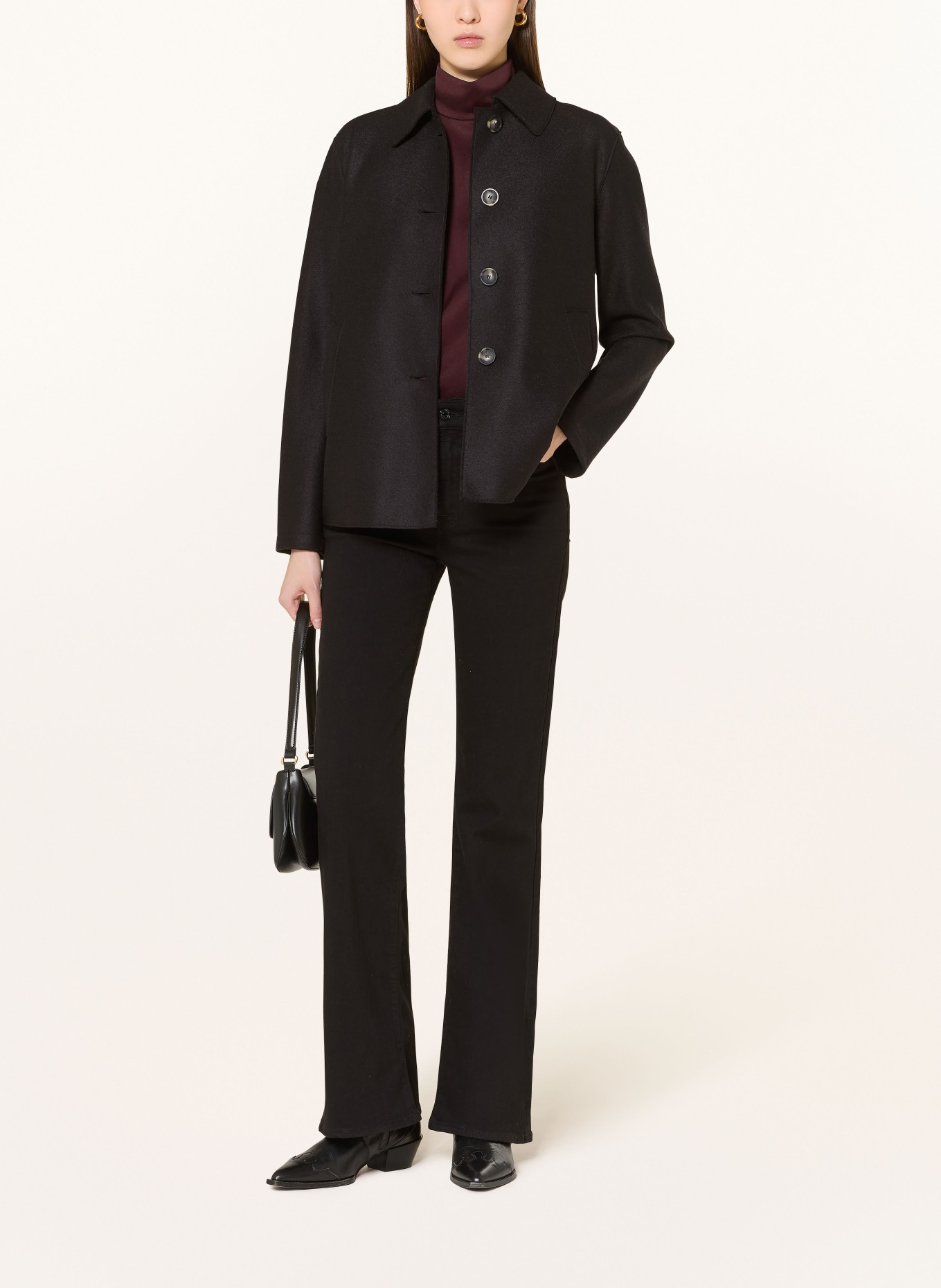 HARRIS WHARF LONDON cabanjacke: BLACK